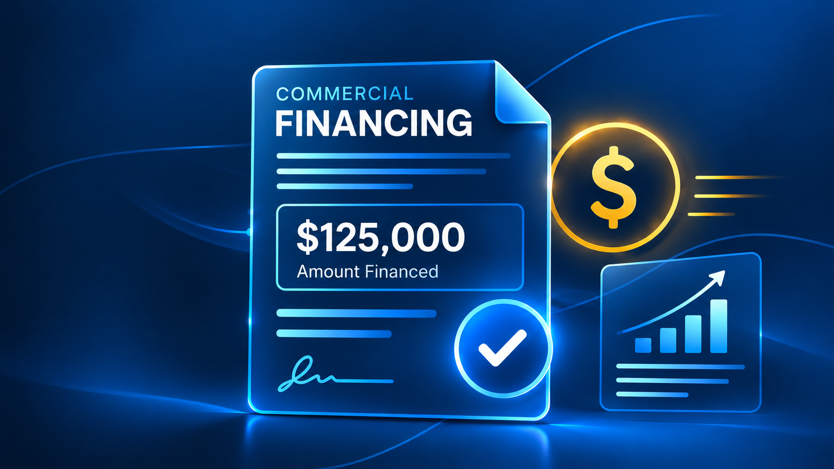 Commercial financing approval and business funding
