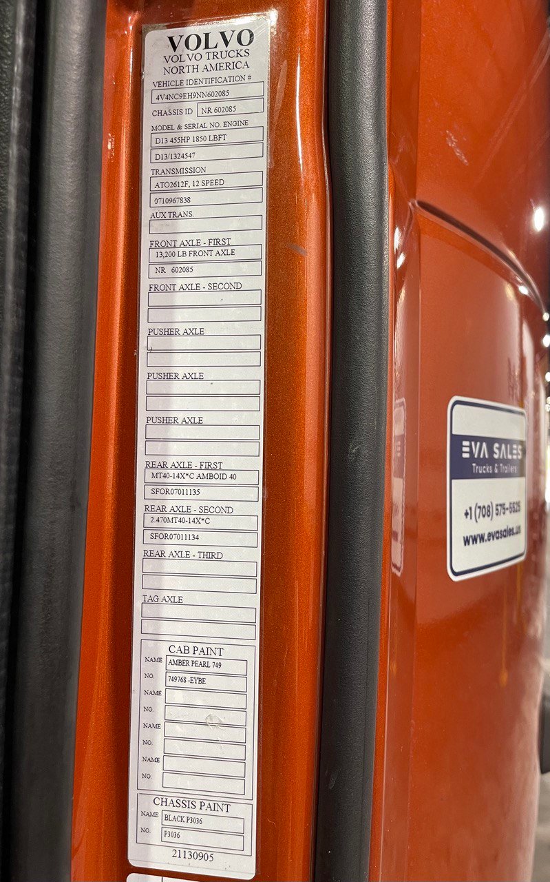 
								2022 Volvo VNL860 full									