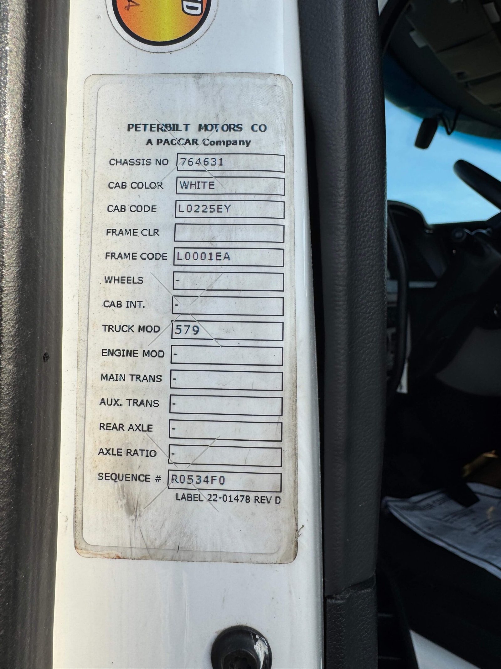 
								2022 Peterbilt 579 full									