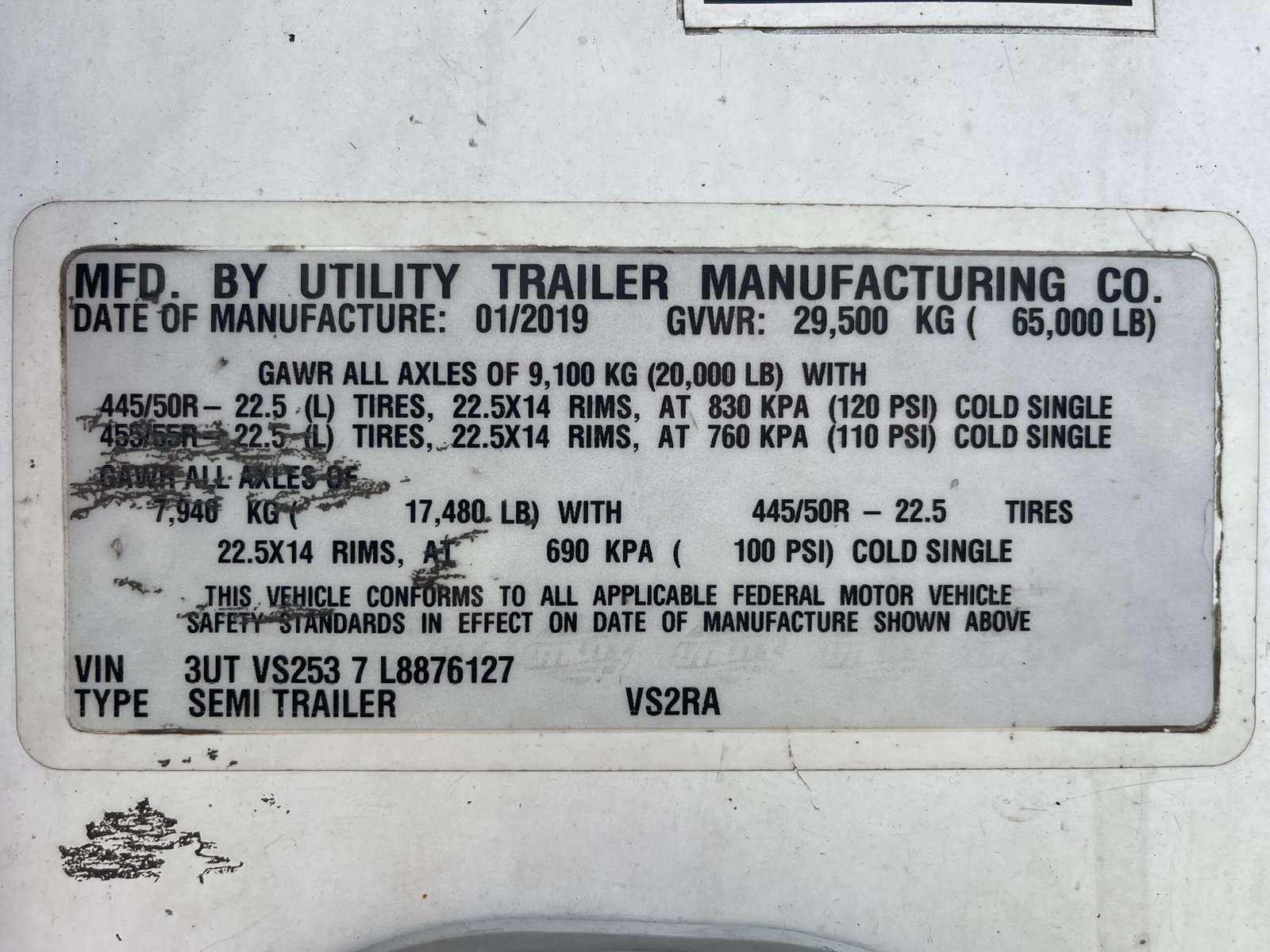 
								2020 Utility Reefer full									