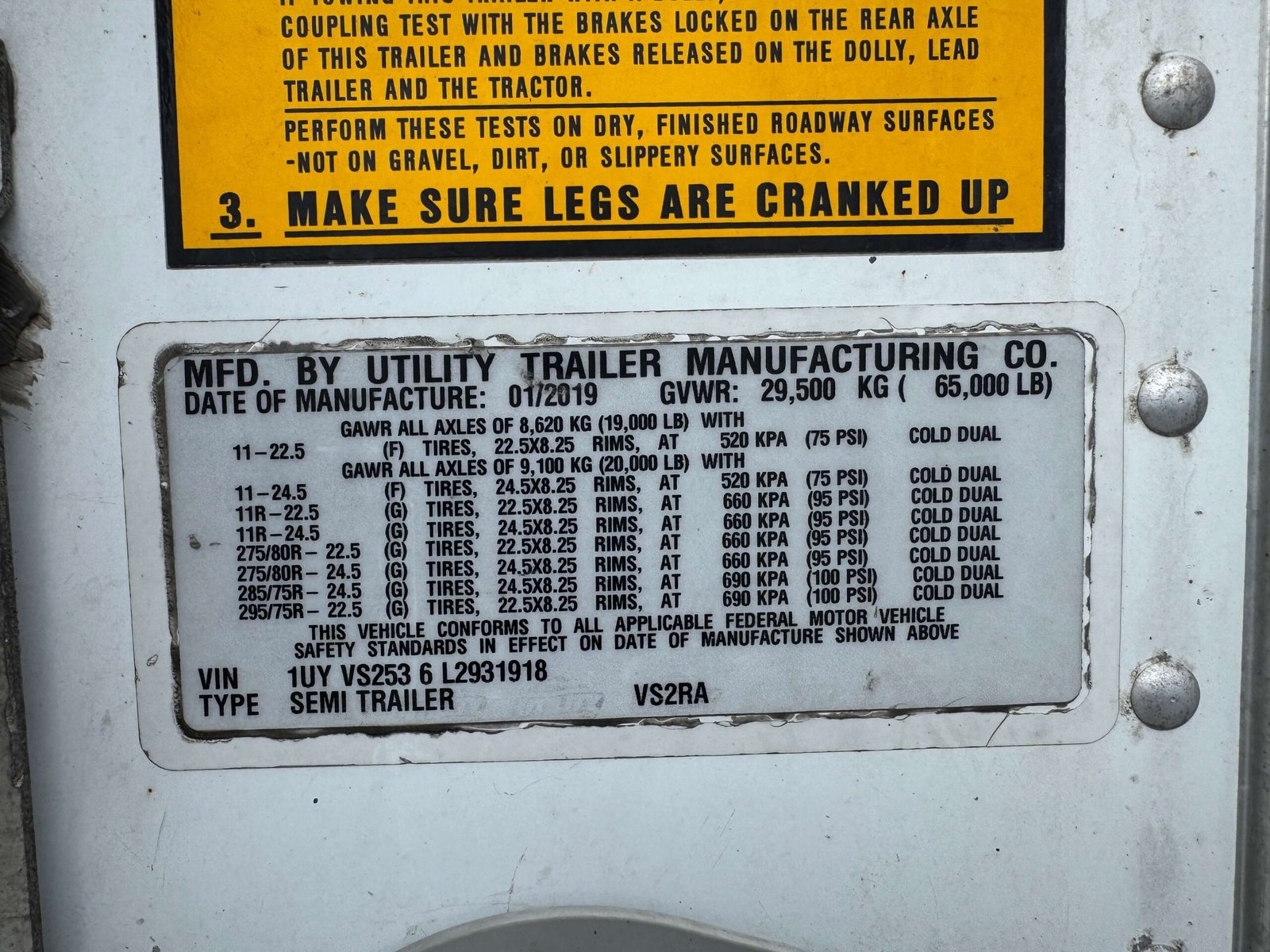 
								2020 Utility Reefer full									