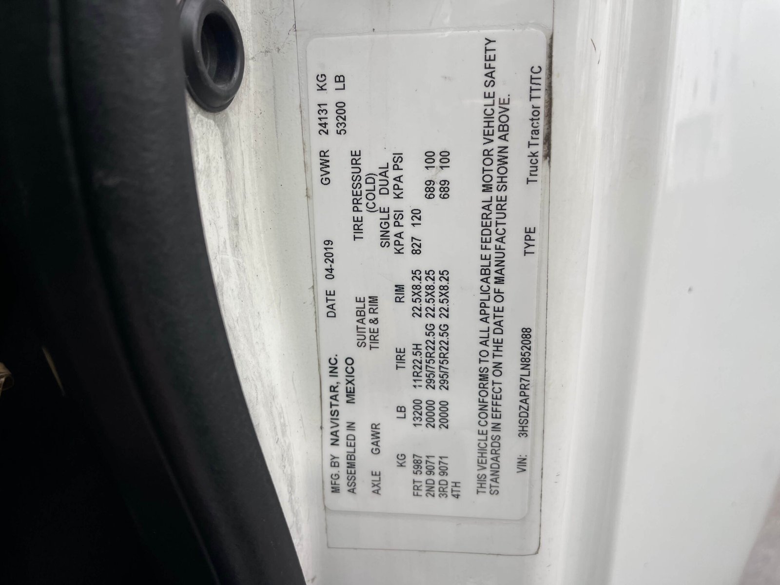 
								International LT625 2020 full									